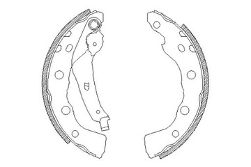 КОЛОДКИ ТОРМОЗНЫЕ REMSA MR249796 MR249797 MR465094