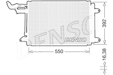 DENSO КОНДЕНСАТОР КОНДИЦИОНЕРА AUDI A3 TT NISSAN INTERSTAR SEAT ALTEA