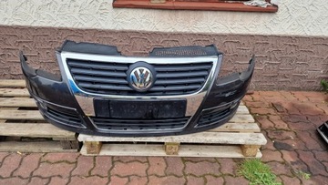 БАМПЕР ПЕРЕД ПЕРЕДНИЙ VW PASSAT B6 КОМПЛЕКТНЫЙ ПАРКТРОНИК ДАТЧИКИ КОМПЛЕКТНЫЙ