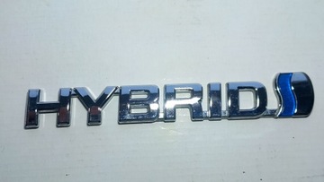 TOYOTA AURIS II HYBRID ЭМБЛЕМА ЗНАЧЕК ЛОГОТИП HYBRID ЛЕВЫЙ КРЫЛО КРИВОЙ РОГ