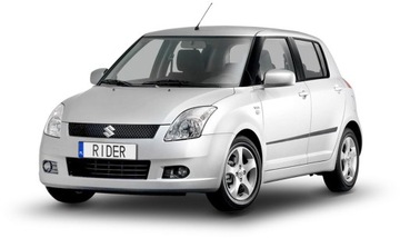 НАКЛАДКИ БОКОВЫЕ SUZUKI SWIFT III, 2005-2010, 5 DWRZ.