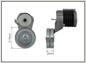 НАТЯЖИТЕЛЬ РЕМНЯ VW GOLF IV 1.6 FSI 110 KM 2002-2005