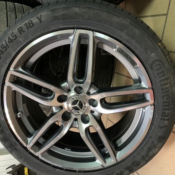 НОВЫЕ ШЕСТЕРНИ ЗИМА MERCEDES W213 245/45R18 AMG ДАТЧИК