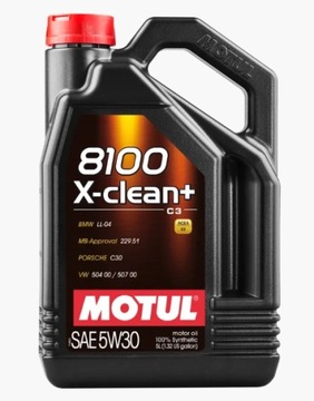 МАСЛО MOTUL 8100 X-CLEAN+ C3 5W30 5L