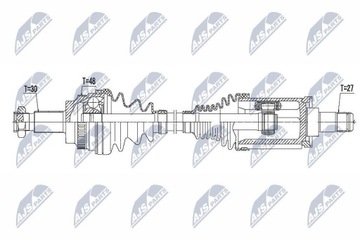 ПОЛУОСЬ ПРИВОДНАЯ BMW 5 E60/E61 XDRIVE 525D/525I/525X