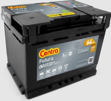 АККУМУЛЯТОР CENTRA FUTURA 64AH CA640 60AH 63AH 62AH