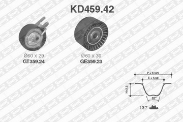 SNR KD459.42 SNR ГРМ КОМПЛЕКТ. Z РЕМНЕМ