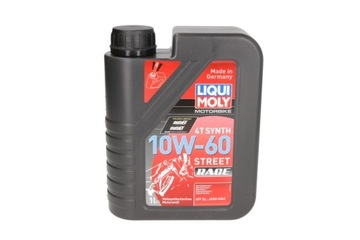 МАСЛО МОТОРНОЕ 4T 10W60 LIQUI MOLY STREET RACE 1L 4T, API SL JASO MA-2 SYNT