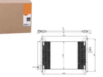 КОНДЕНСАТОР РАДИАТОР КОНДИЦИОНЕРА NRF FT5327 TSP022