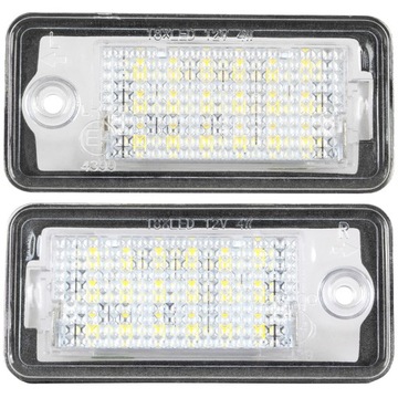 ЛАМПОЧКИ LED (СВЕТОДИОД ) ПОДСВЕТКА DO AUDI A3 8P A4 B6 B7 A6