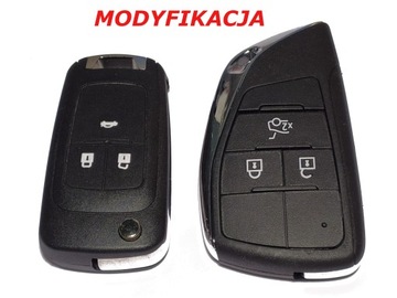 MODYFIKACJA КОРПУС КЛЮЧ OPEL CHEVROLET HU100