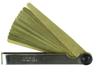 SZCZELINOMIERZ ПЛОСКИЙ ЛАТУНЬ 0.05-1.00 MM 20 ШТ. LIMIT 67921205 UNIWE