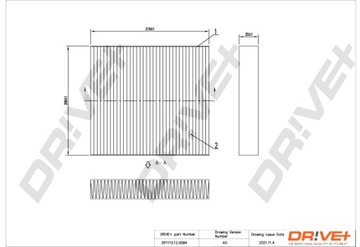 DRIVE+ ФИЛЬТР САЛОНА DACIA SANDERO II 12- STAND ARD