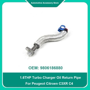 9806186880 1PIECE 1.6THP ТУРБИНЫ CHARGER OIL RETURN PIPE 037979 V86170~31633