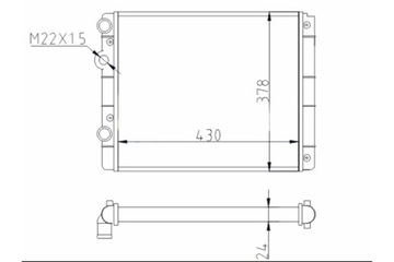 HART РАДИАТОР POLO 1.0-1.6 94-