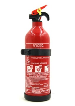 FEUERLÖSCHER AUTOMOBIL 1KG ABC PULVER- ENG
