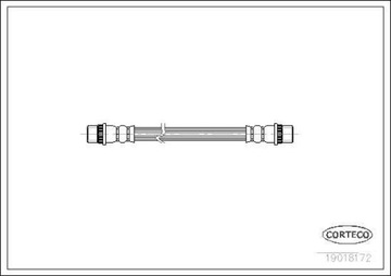 ПАТРУБОК ТОРМОЗНОЙ GIĘTKI RENAULT MEGANE 96-02 T