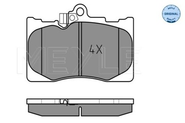 КОЛОДКИ HAM. LEXUS P. GS300/430 05- Z ДАТЧИКОМ