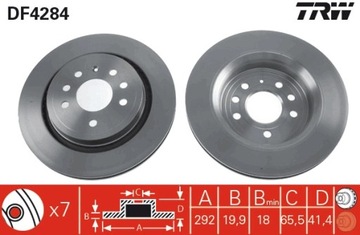 ДИСК ТОРМОЗНОЙ OPEL VECTRA C 02-08 ЗАД WEN.