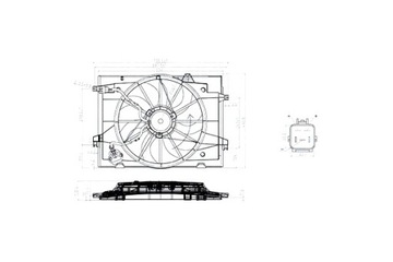 MAGNETI MARELLI ELEKTROWENTYLATOR РАДИАТОРА HYUNDAI TUCSON JM 2.0