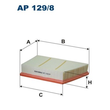 ФИЛЬТР ВОЗДУХА ФИЛЬТРON AP 129/8