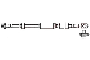 QUICK BRAKE ПАТРУБОК ТОРМОЗНОЙ ГИБКИЙ ПЕРЕД L/P SEAT MII SKODA