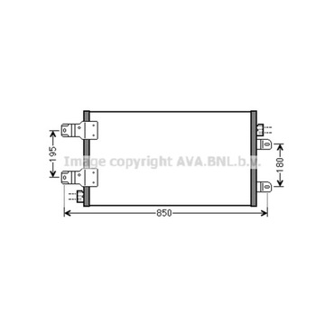 КОНДЕНСАТОР, КОНДИЦИОНЕР AVA QUALITY COOLING RTA5443