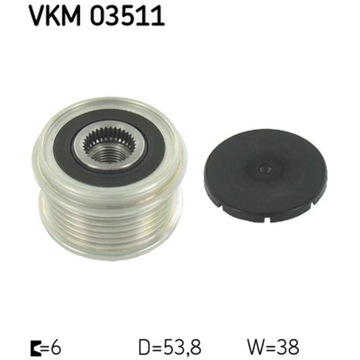 ГЕНЕРАТОР - СЦЕПЛЕНИЕ ОДНОСТОРОННИЙ SKF VKM 03511