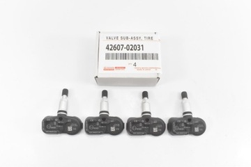 4X ДАТЧИК ДАВЛЕНИЯ TPMS 42607-02031 LEXUS CT ES GS GX IS LC LS LX NX RX