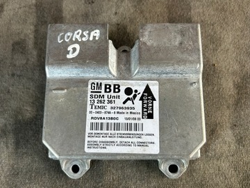 OPEL CORSA D MODULE KISSEN SENSOR AIRBAG