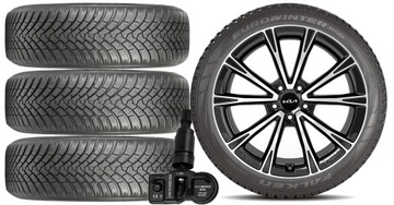 НОВЫЕ ШЕСТЕРНИ ЗИМА KIA CARENS 4 IV FALKEN 225/45R18+TPMS*1