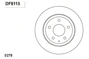 TRW ДИСКИ ТОРМОЗНЫЕ ТОРМОЗНЫЕ 2 ШТУКИ. ЗАД MAZDA 6 2.0 2.2D 2.5 08.12-