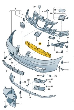 НОВЫЙ АБСОРБЕР UDEREŃ 6L0807775 SEAT IBIZA