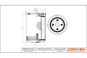 DRIVE+ ФІЛЬТР МАСЛА MASERATI БЕНЗИН 2.0 76-83 MERAK