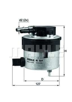 ФИЛЬТР ТОПЛИВА KNECHT KL 569 KL569