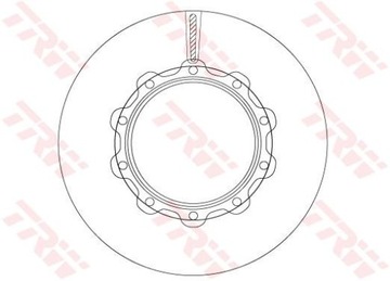 ДИСК ТОРМОЗНОЙ ПЕРЕД L/P (430MMX45MM) ПОДХОДИТ DO: