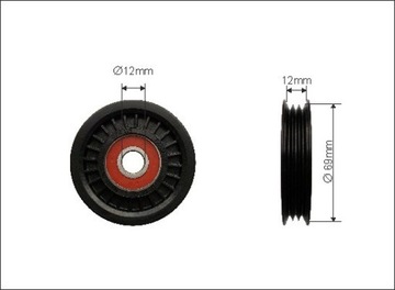 РОЛИК NAPINACZA NISSAN MICRA III 1.2 2003-2010