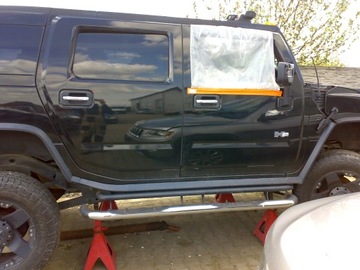 HUMMER H2 2006R. ДВЕРЬ ПЕРЕДНЯЯ ПЕРЕД ПРАВОЕ ЛЕВАЯ ПОРОГ СТЕКЛО ЗАМОК НАКЛАДКА