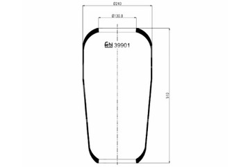 FEBI BILSTEIN ПЫЛЬНИК ПОДВЕСКИ ПНЕВМАТИЧЕСКОЙ ЗАД P MAN E2000 F2000