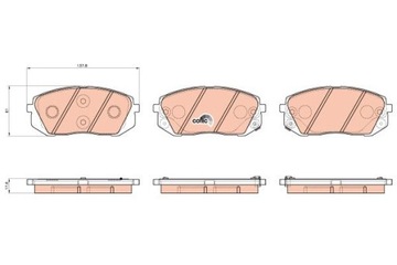 TRW GDB3530 КОЛОДКИ ТОРМОЗНЫЕ