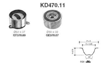 SNR КОМПЛЕКТ РЕМНЯ ГРМ KIA CLARUS RETONA SPORTAGE MAZDA 626 III