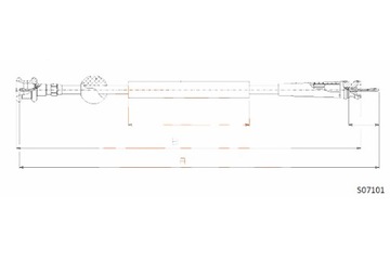 COFLE ТРОС СПИДОМЕТРА COFLE S07101 FIAT ULYSSE 94-
