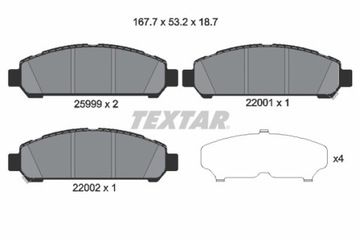 КОЛОДКИ ТОРМОЗНЫЕ TOYOTA ПЕРЕД VENZA 2,7-3,5 4WD 08- 2599901