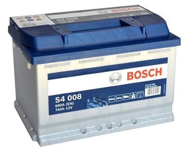 АККУМУЛЯТОР BOSCH S4 008 74AH 680A P+ RAD-OM