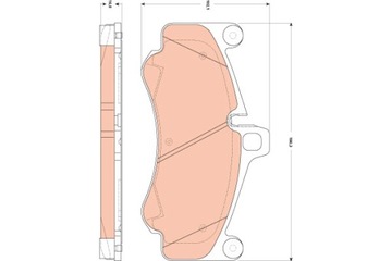 КОЛОДКИ HAM. PORSCHE P. 911 06- 12