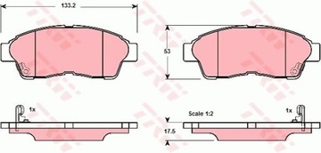 КОЛОДКИ HAM. TOYOTA P. CELICA/RAV 4 1,8-2,0 93-00