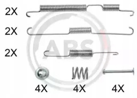 SPRĘŻYNKI DO КОЛОДОК HAM. KIA CERATO 04-