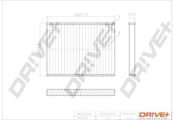 DRIVE+ ФИЛЬТР САЛОНА FIAT STILO 01-06 STANDARD