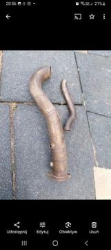 DOWNPIPE MITSUBISHI LANCER EVO X ПОД WIĘKSZE ТУРБИНЫ