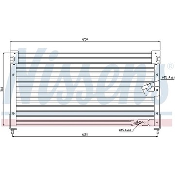 КОНДЕНСАТОР, КОНДИЦИОНЕР NISSENS 94362